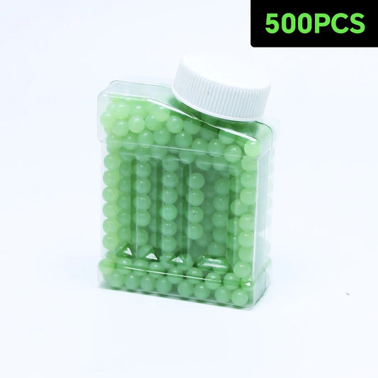 Illuminate Your Game with 500/1200/1700Pcs Fluorescent 6mm Airsoft BBs - 0.12g Glow in the Dark BB Pellets for Ultimate Precision and Performance